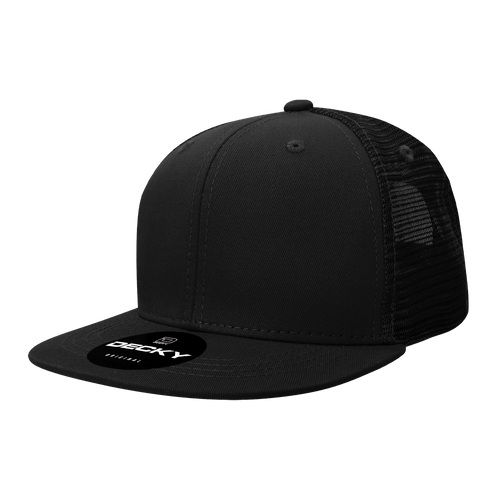 6 Panel High Profile Structured Acrylic/Polyester Trucker