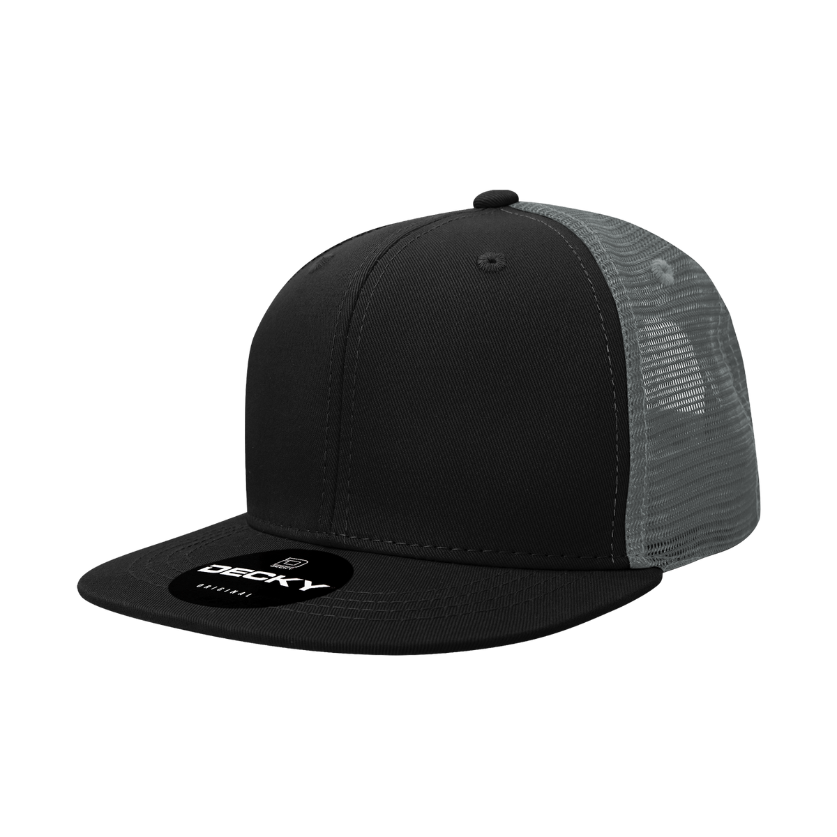 6 Panel High Profile Structured Acrylic/Polyester Trucker