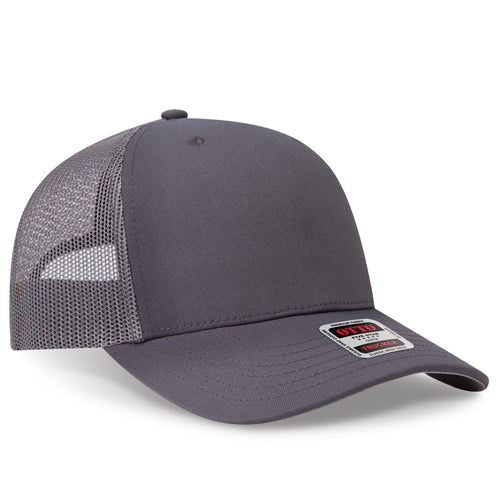 OTTO CAP® Seamless 6 Panel Mid Profile Mesh Back Trucker Hat