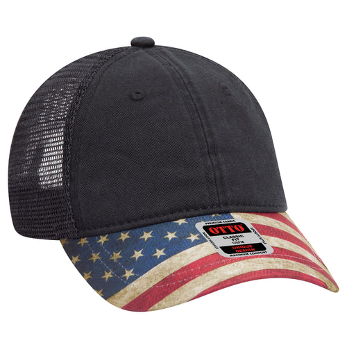 OTTO CAP® 6 Panel Low Profile Mesh Back Trucker Dad Hat