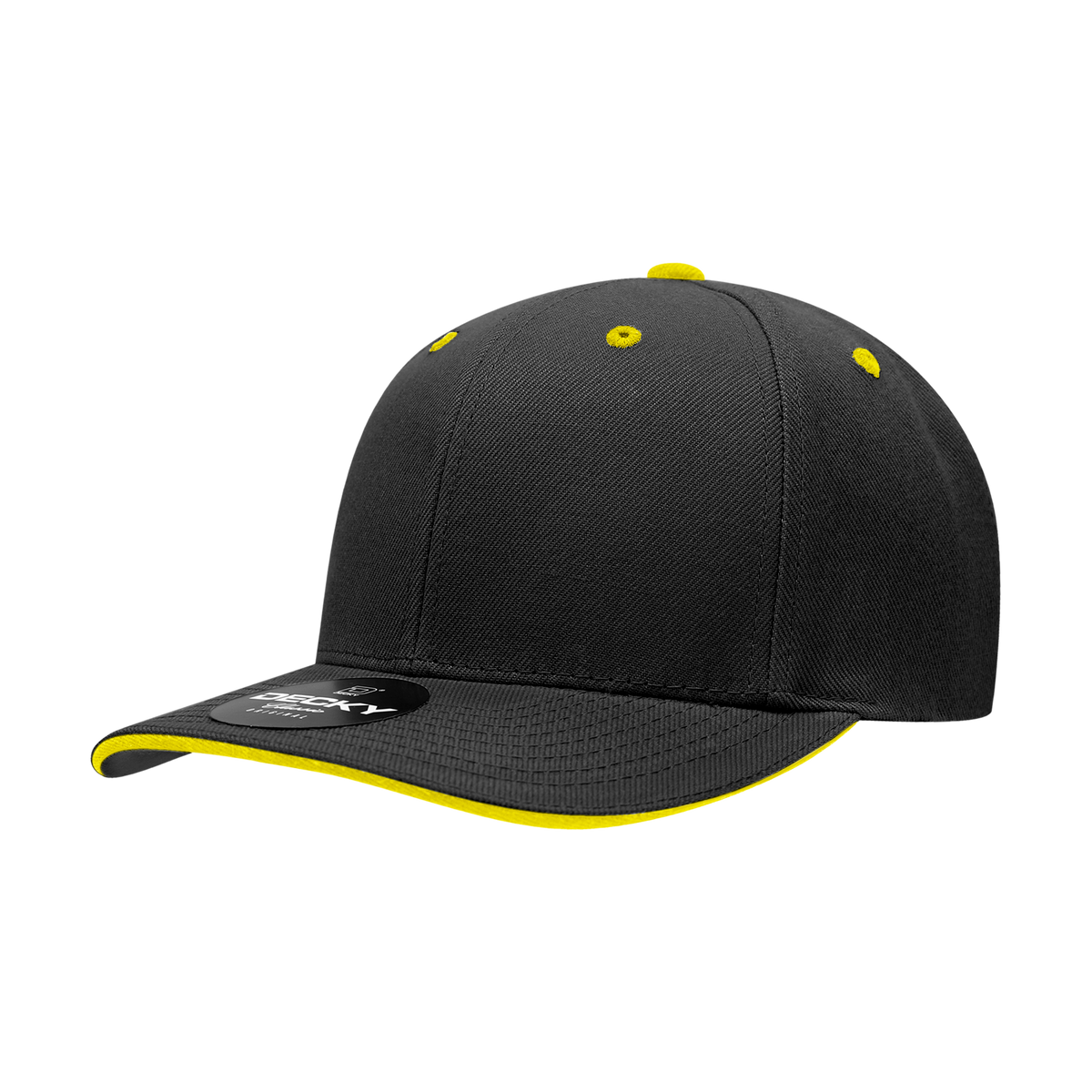 6 Panel Mid Profile Structured Sandwich Bill Cap