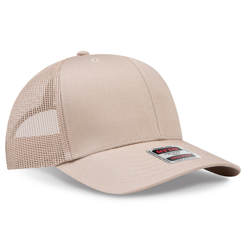 OTTO CAP® 6 Panel Mid Profile Mesh Back Trucker Hat