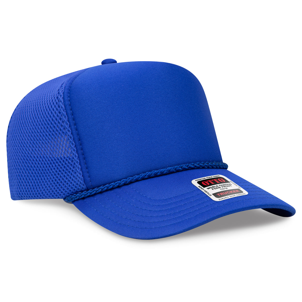 OTTO CAP® 5 Panel High Crown Air Mesh Back Trucker Hat