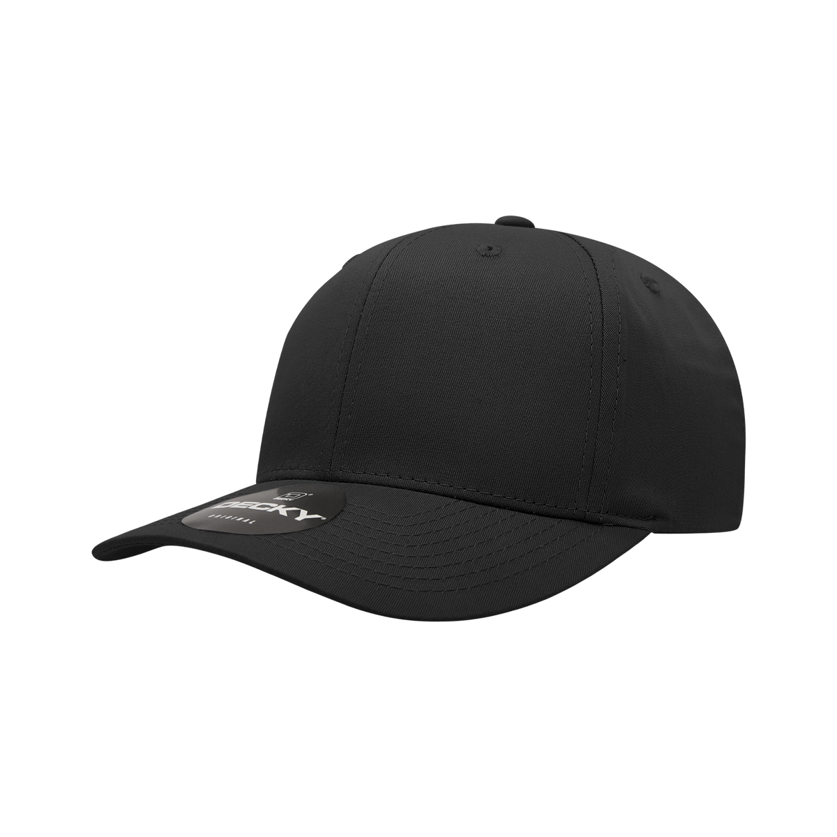 6 Panel Mid Profile Structured Cotton Blend Cap