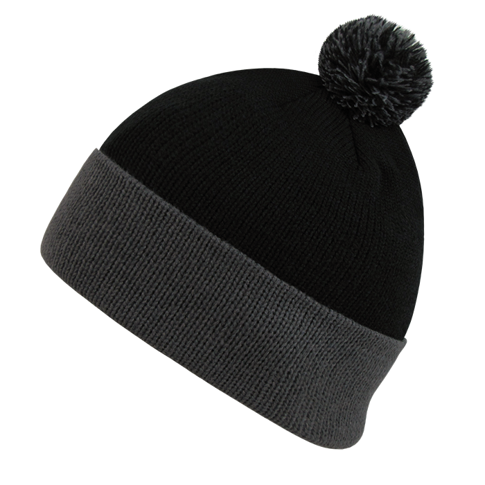 Athletic Pom Pom Beanies