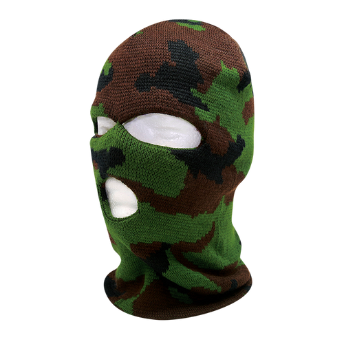 Camo 3 Holes Mask