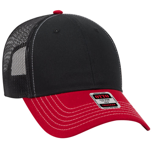OTTO CAP® 6 Panel Low Profile Mesh Back Trucker Hat