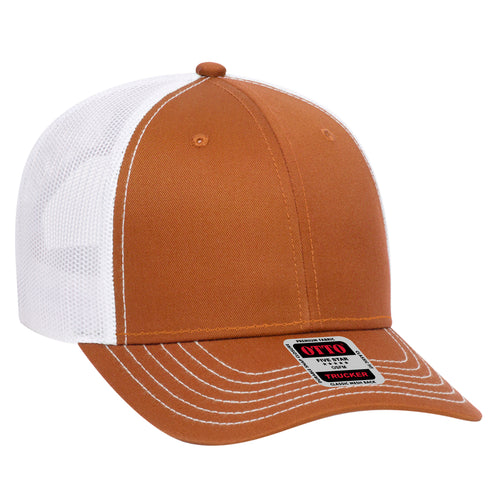 OTTO CAP® 6 Panel Low Profile Mesh Back Trucker Hat