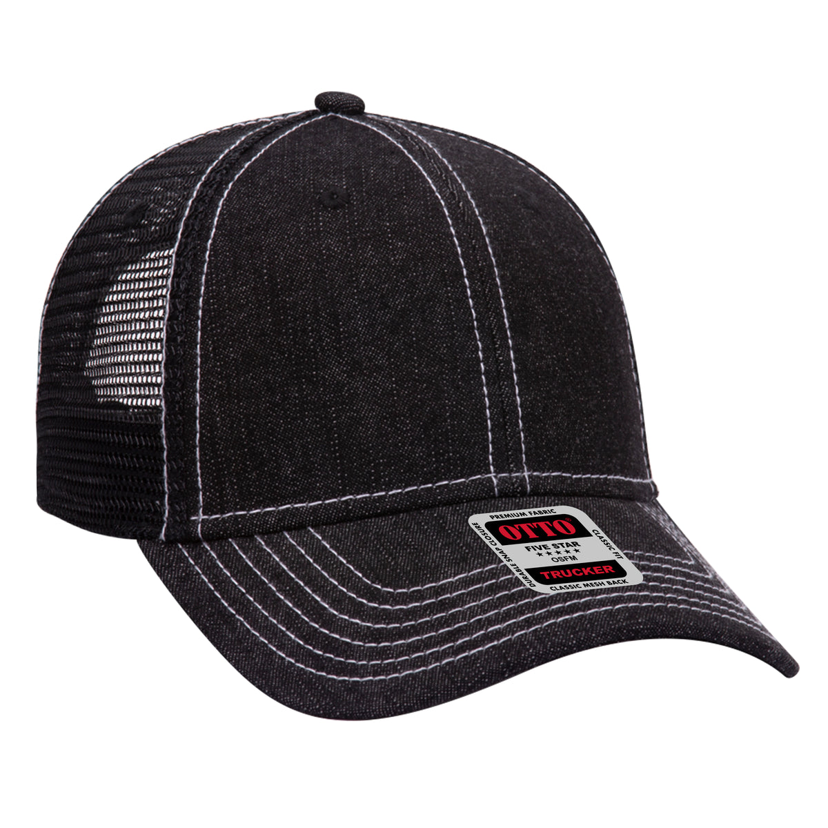 OTTO CAP® 6 Panel Low Profile Mesh Back Trucker Hat