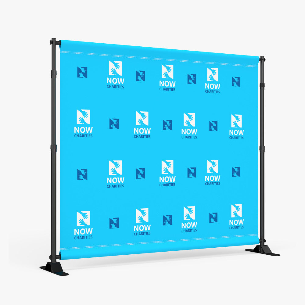 10ft x 8ft Step and Repeat Backdrop