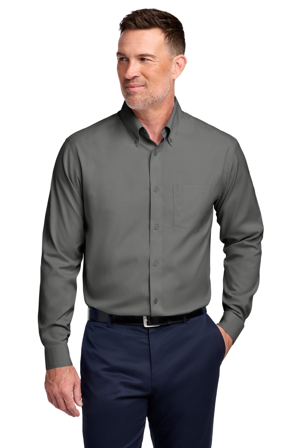 Brooks Brothers ®  Wrinkle-Free Stretch Pinpoint Shirt BB18000
