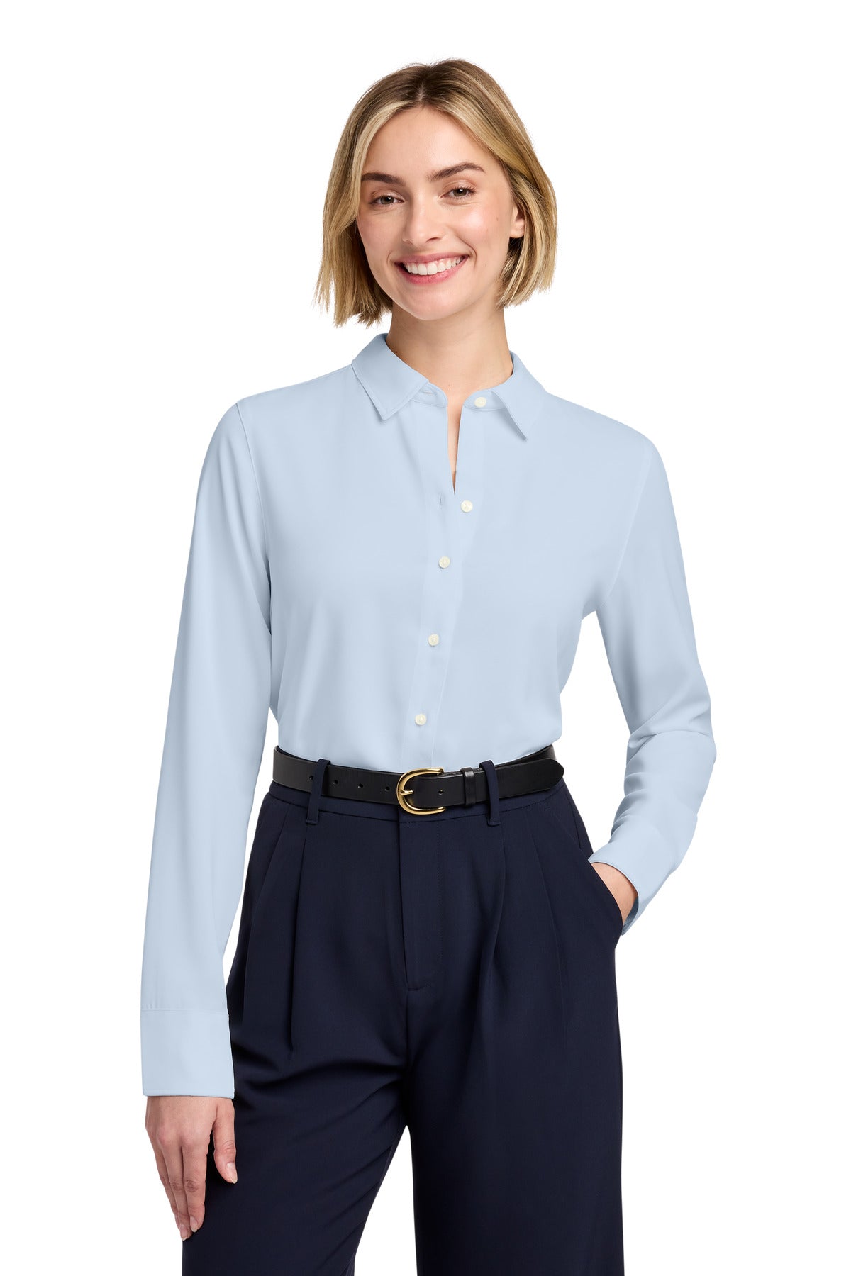 Brooks Brothers ®  Women's Full-Button Satin Blouse BB18007