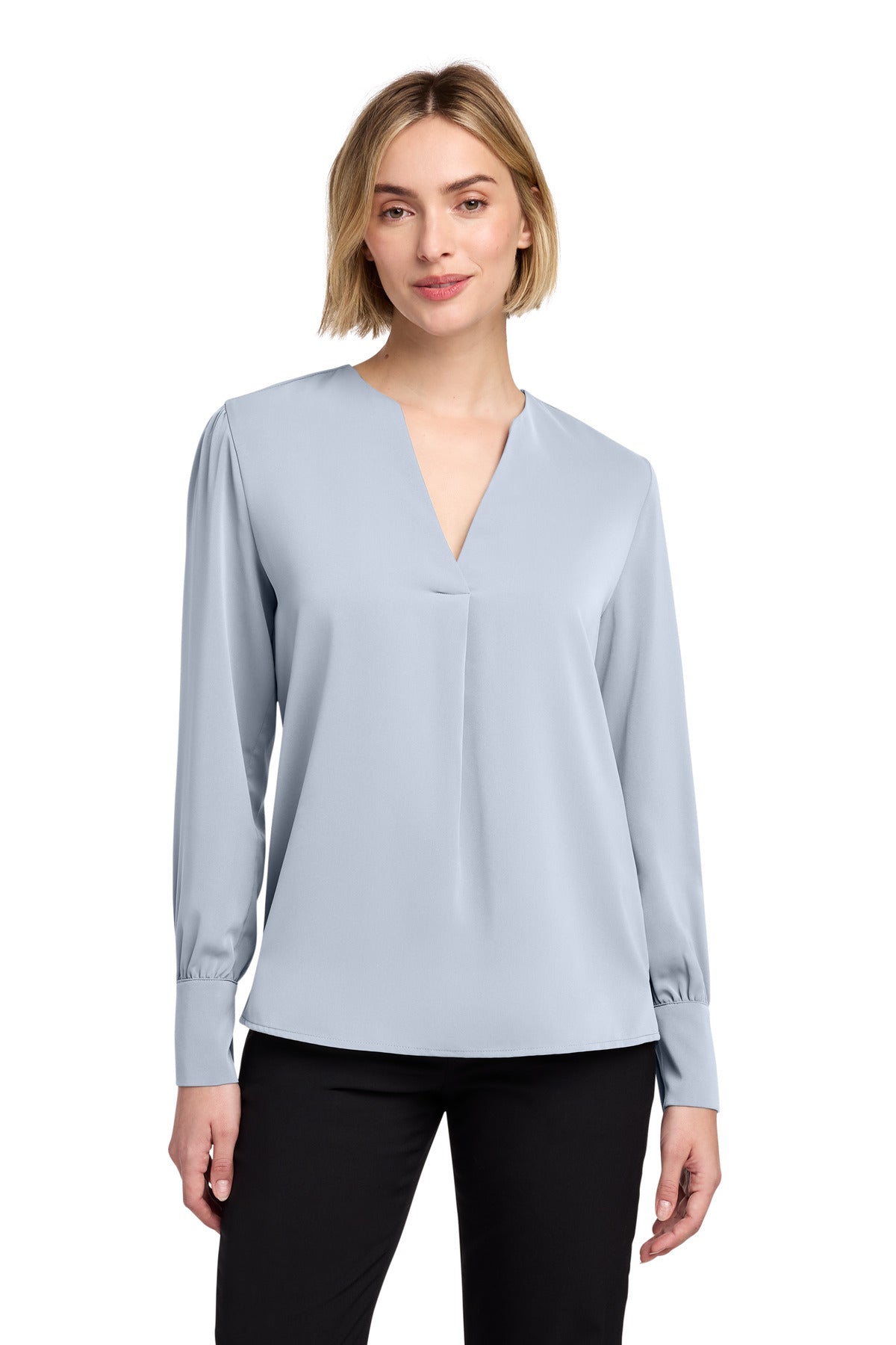 Brooks Brothers ®  Women's Open-Neck Satin Blouse BB18009