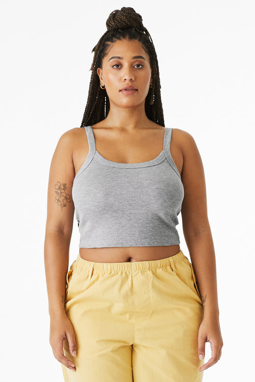 BELLA+CANVAS ®  Women's Micro Rib Spaghetti Strap Tank BC1012