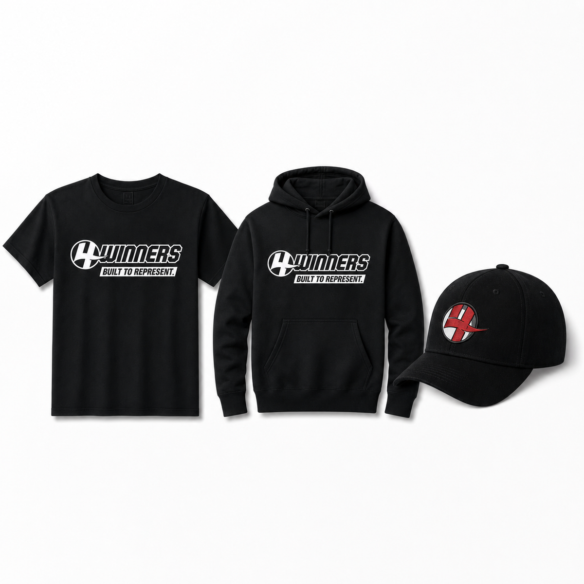 Bundle D | 25 T-Shirts + 25 Hoodies + 25 Hats | $729 + FREE Shipping