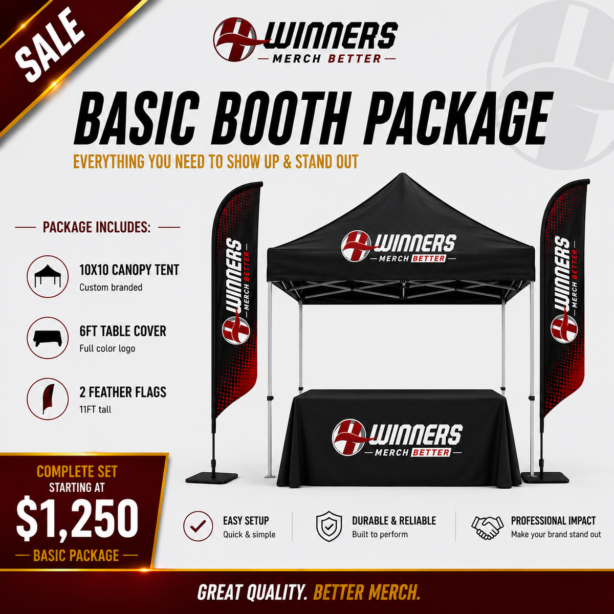 Basic Trade Show Booth Package