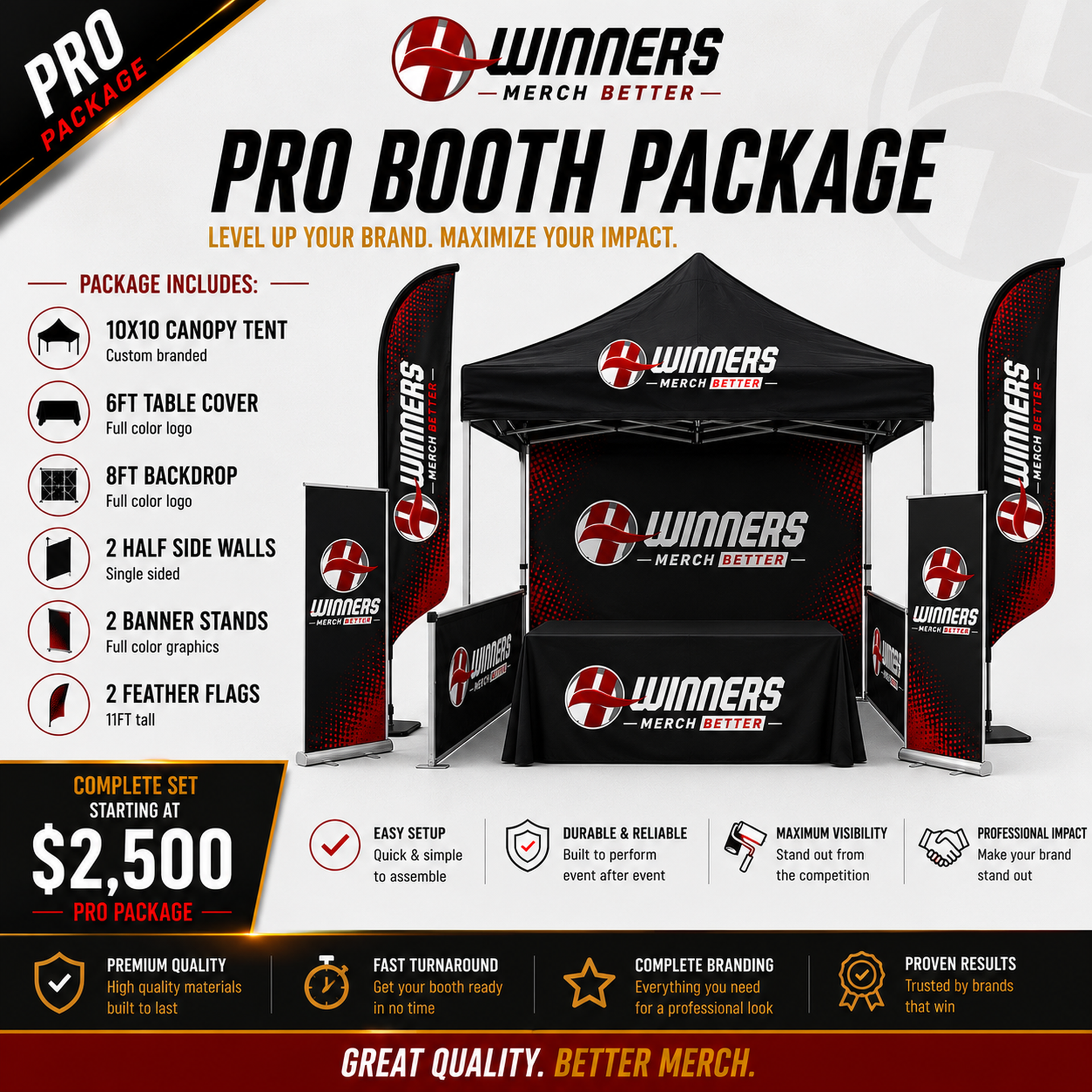 Pro Booth Trade Show Package