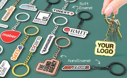 Enamel Keychain - Custom Keyring