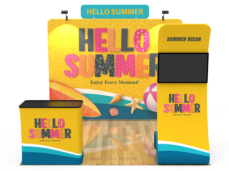 10x10ft Custom Trade Show Booth Design 25