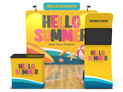 10x10ft Custom Trade Show Booth Design 25
