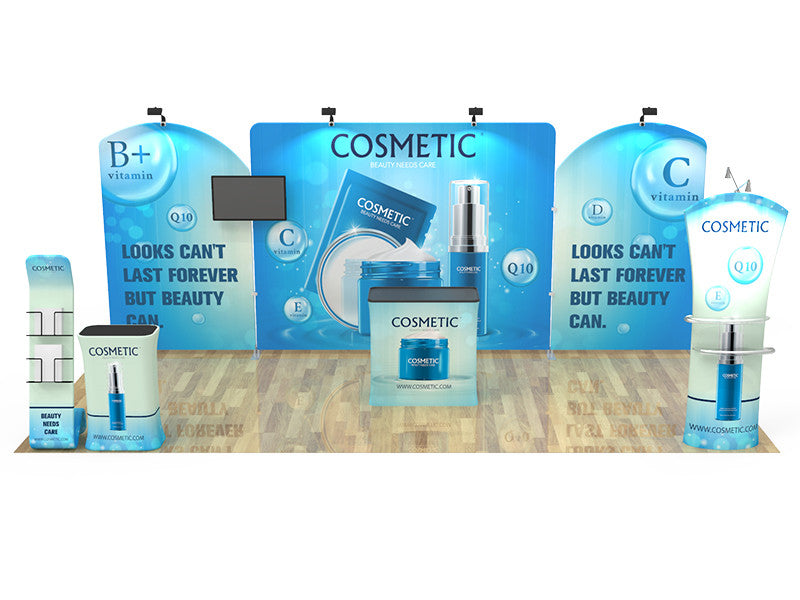 10x20ft Custom Trade Show Booth Design J
