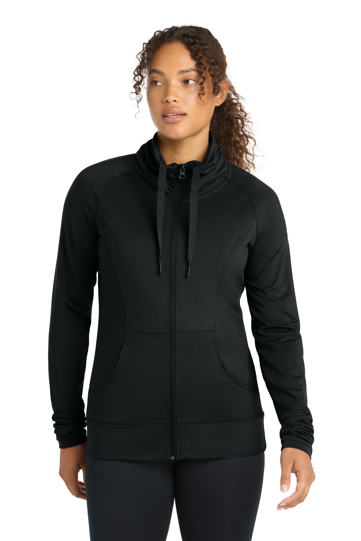Sport-Tek ®  Women's Sport-Wick ®  Stretch Full-Zip Jacket. LST852