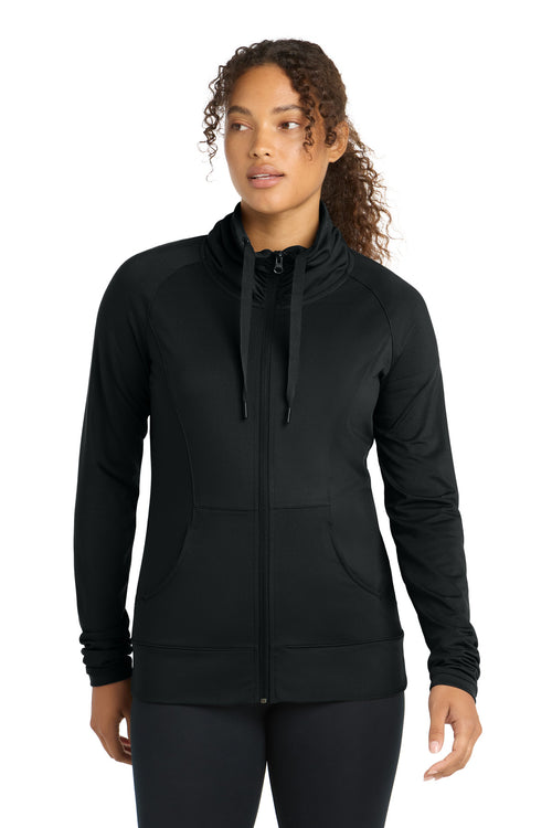 Sport-Tek ®  Women's Sport-Wick ®  Stretch Full-Zip Jacket. LST852