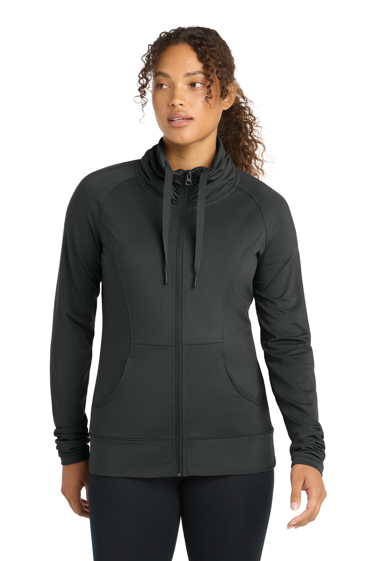 Sport-Tek ®  Women's Sport-Wick ®  Stretch Full-Zip Jacket. LST852