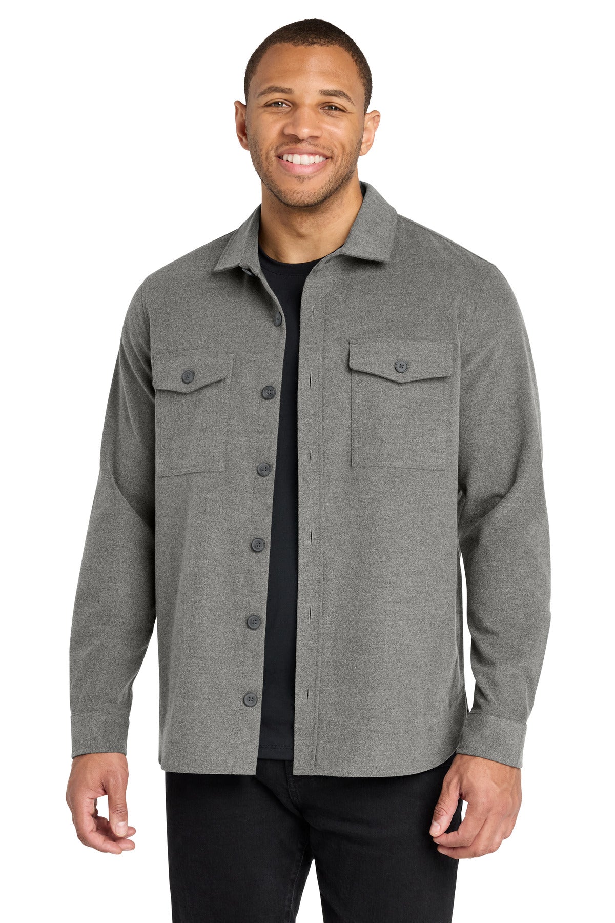 Mercer+Mettle ®  Long Sleeve Twill Overshirt MM2020