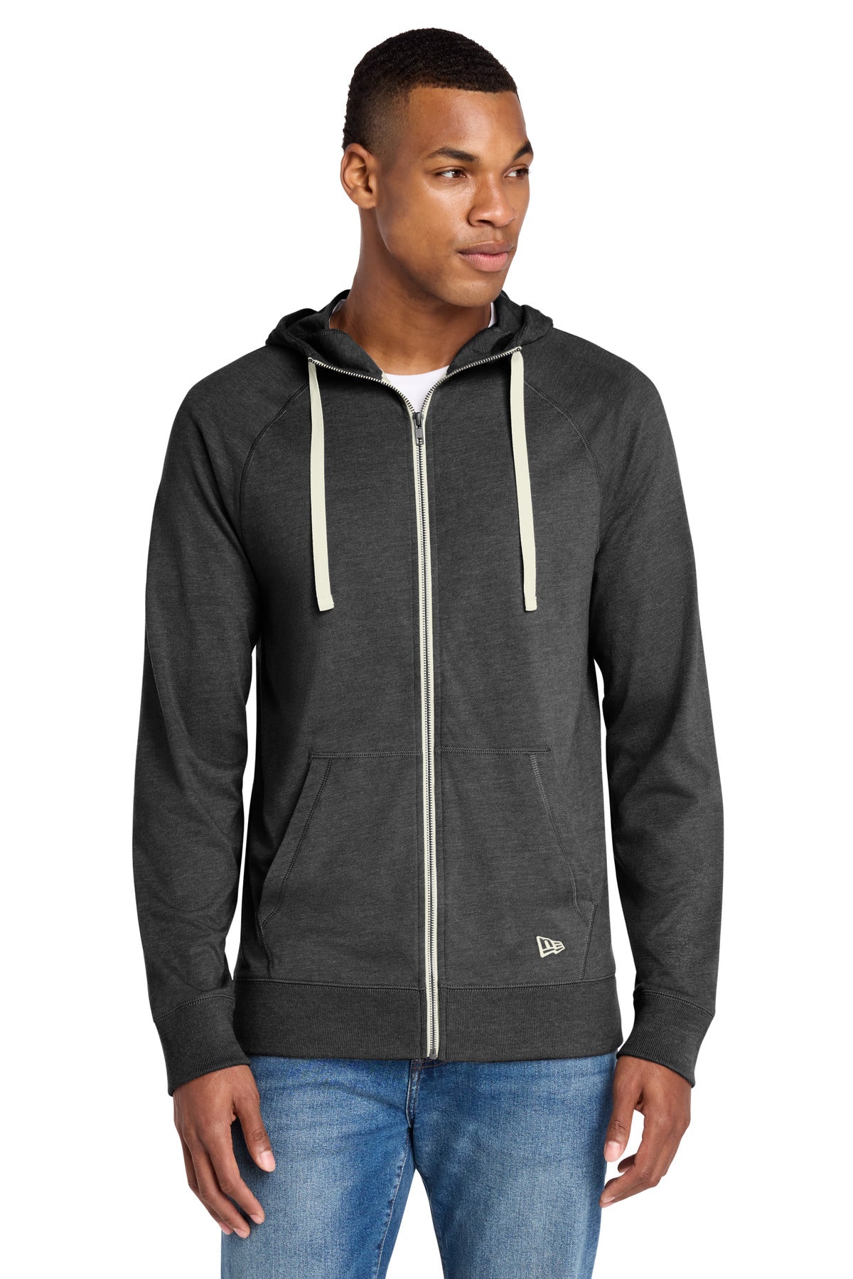 New Era  ®  Sueded Cotton Blend Full-Zip Hoodie. NEA122