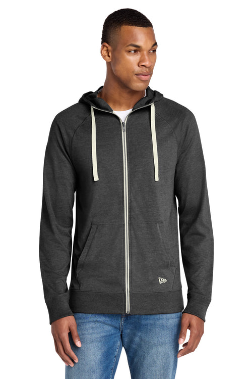 New Era  ®  Sueded Cotton Blend Full-Zip Hoodie. NEA122