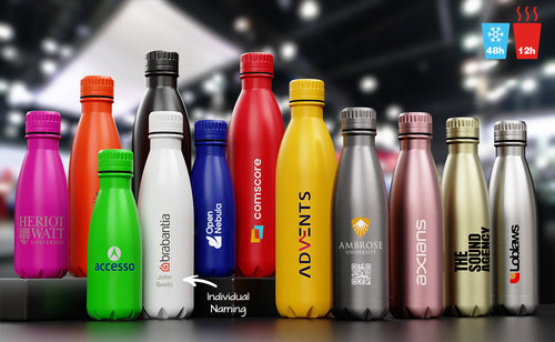 Nova Pure - Metal Water Bottle (Double-Walled, Insulated)