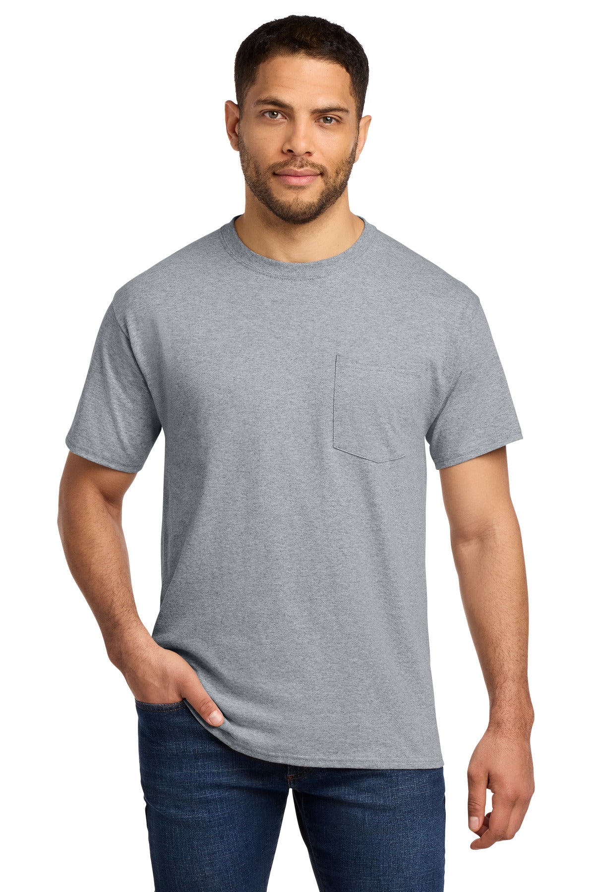 Port & Co ®  Tall Essential Pocket Tee. PC61PT