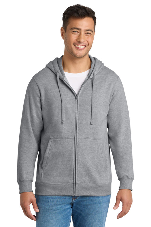 Port & Co ®  Fan Favorite Fleece Full-Zip Hooded Sweatshirt. PC850ZH