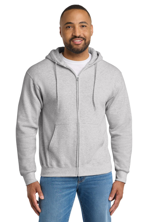 Port & Co ®  Tall Essential Fleece Full-Zip Hooded Sweatshirt. PC90ZHT