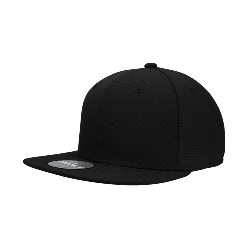 6 Panel High Profile Structured Acrylic/Polyester Fitted