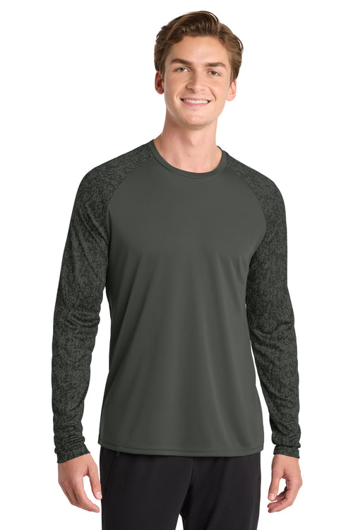 Sport-Tek  ®  Long Sleeve Digi Camo Tee. ST460LS