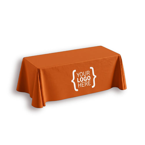 8ft Table Cloth - Orange