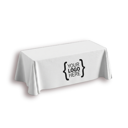 8ft Table Cloth - White