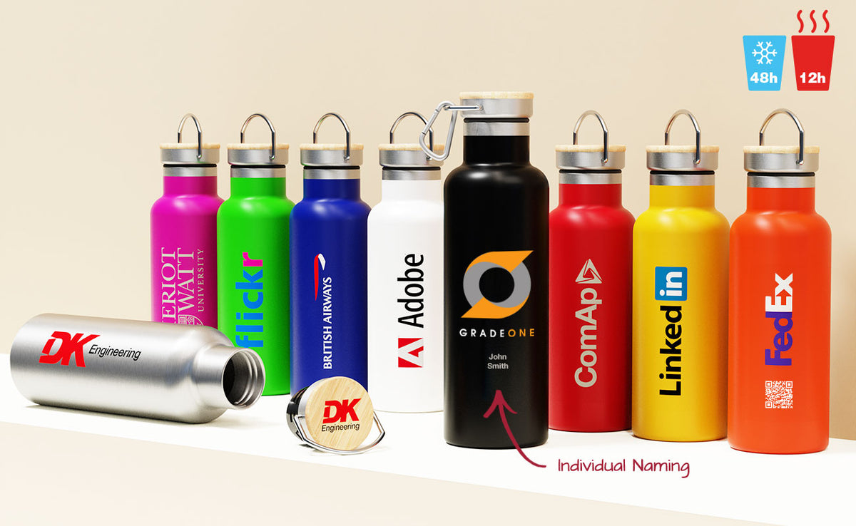 Traveler - Metal Water Bottle (Double-Walled)