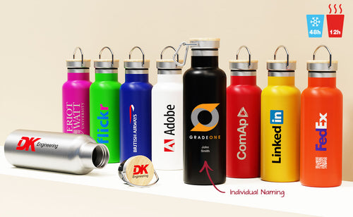 Traveler - Metal Water Bottle (Double-Walled)
