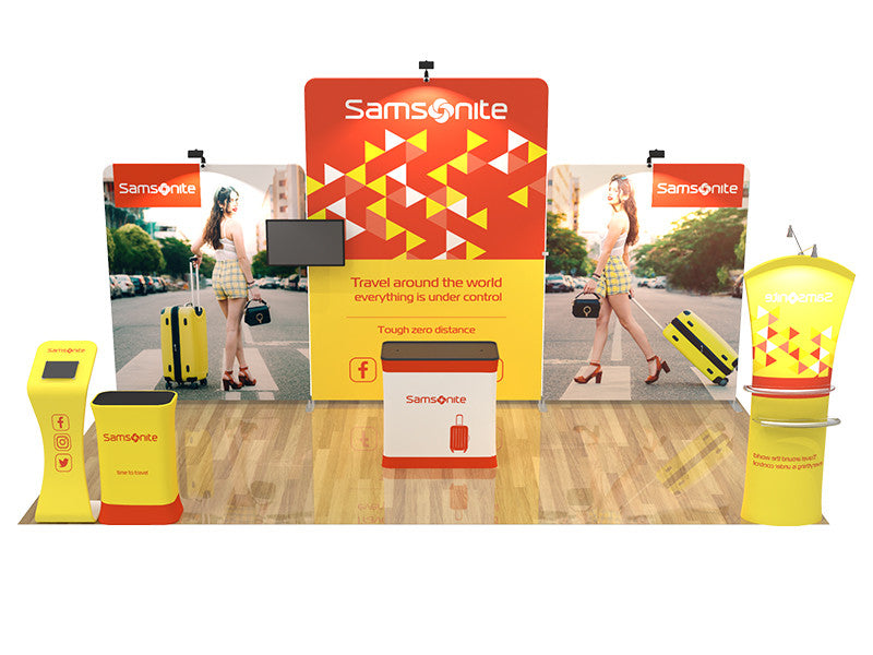 10x20ft Custom Trade Show Booth Design L