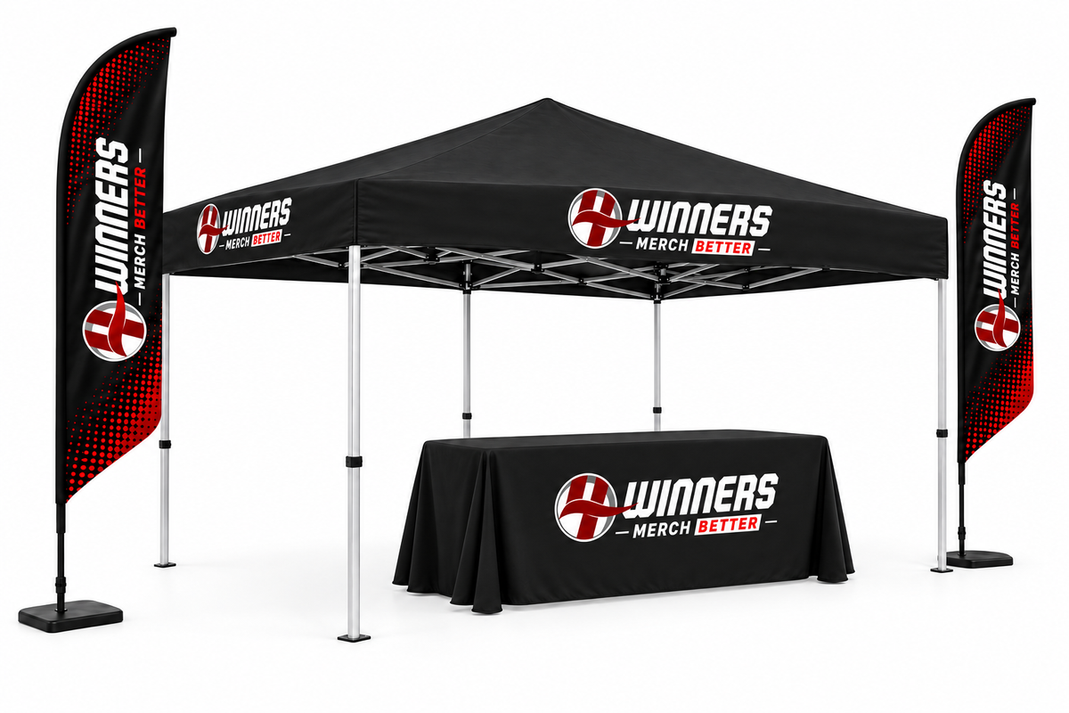 Basic 10x15 Outdoor Booth Package - custom branded event tent