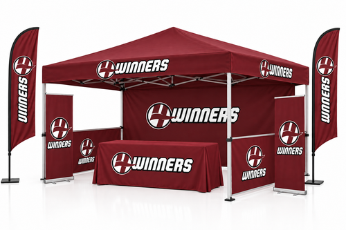 Enterprise 10x15 Outdoor Booth Package - custom branded event tent