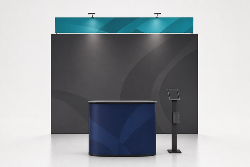 10x10 Custom Trade Show Booth — Style 19 - trade show booth display