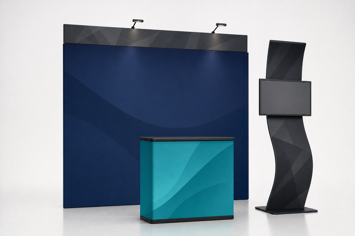 10x10 Custom Trade Show Booth — Style 25 - trade show booth display