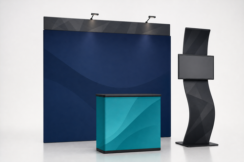 10x10 Custom Trade Show Booth — Style 25 - trade show booth display
