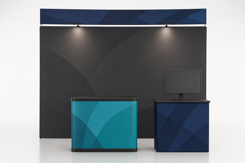10x10 Custom Trade Show Booth — Style 27 - trade show booth display