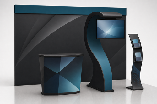 10x10 Custom Trade Show Booth — Style M - trade show booth display