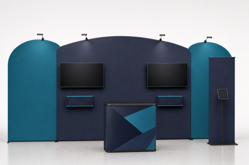 10x20 Custom Trade Show Booth — Style 02 - trade show booth display